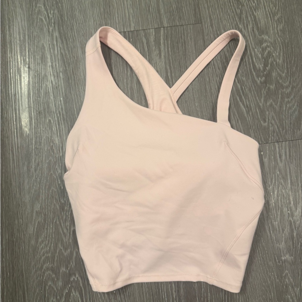 Lululemon Athletica Blush Pink Cross-Strap Top